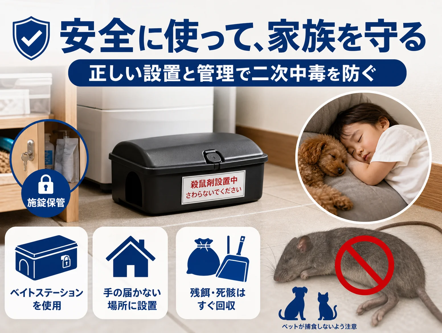 4. ペットや子どもがいる家庭の安全な使い方と二次中毒対策