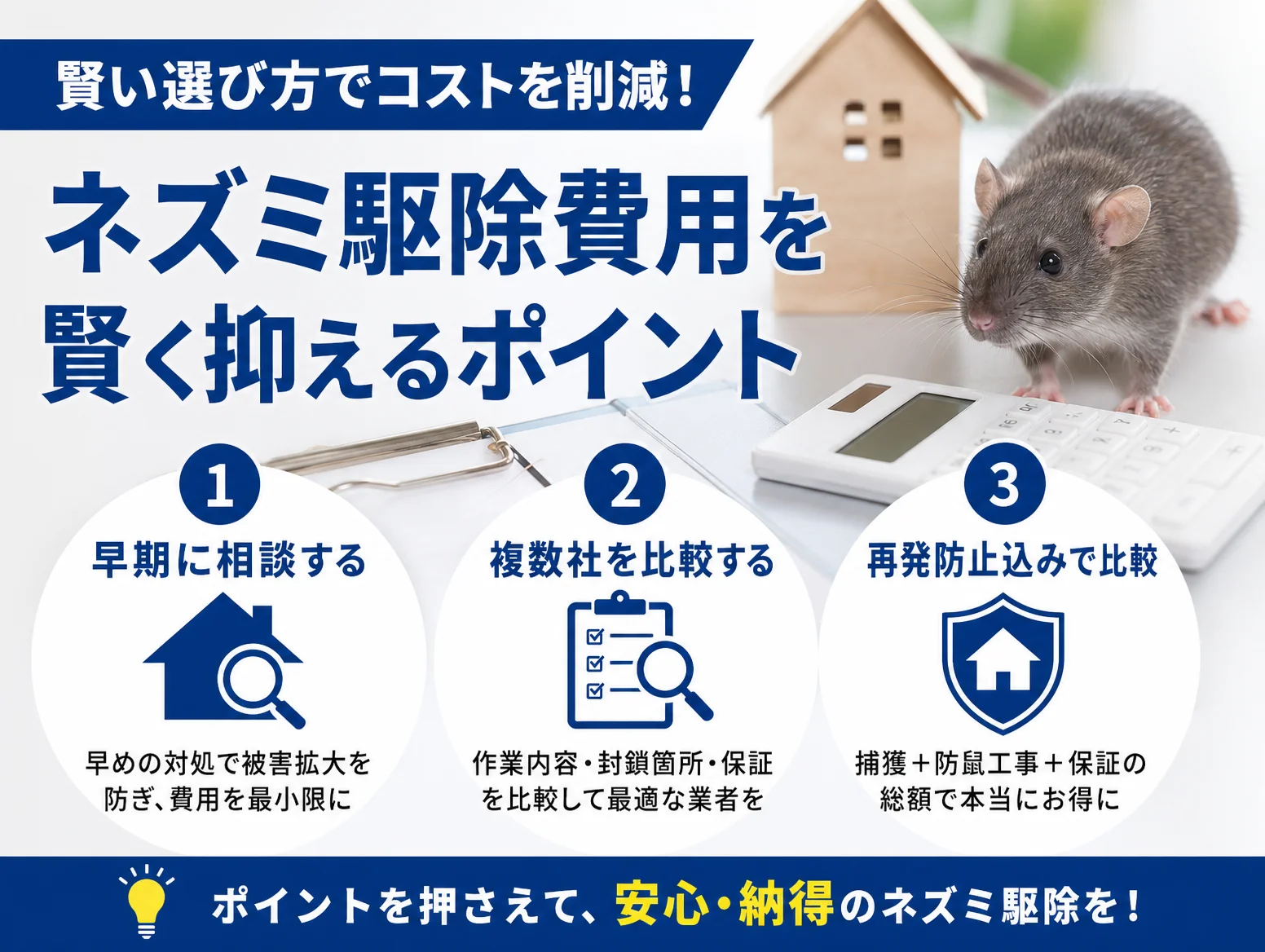 6. ネズミ駆除費用を賢く抑えるポイント