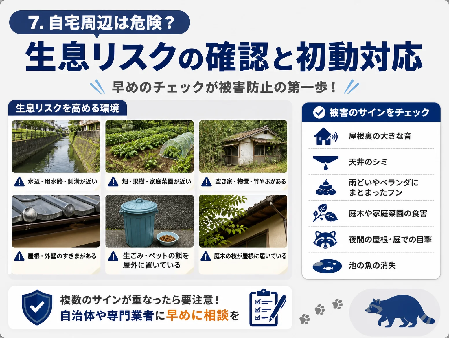 7. 自宅周辺は危険?生息リスクの確認と初動対応